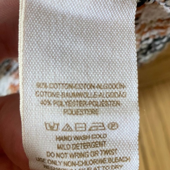 Free People We The Free Medium Scoop Neck Round Thin Knit Sweater Confetti - Picture 7 of 7